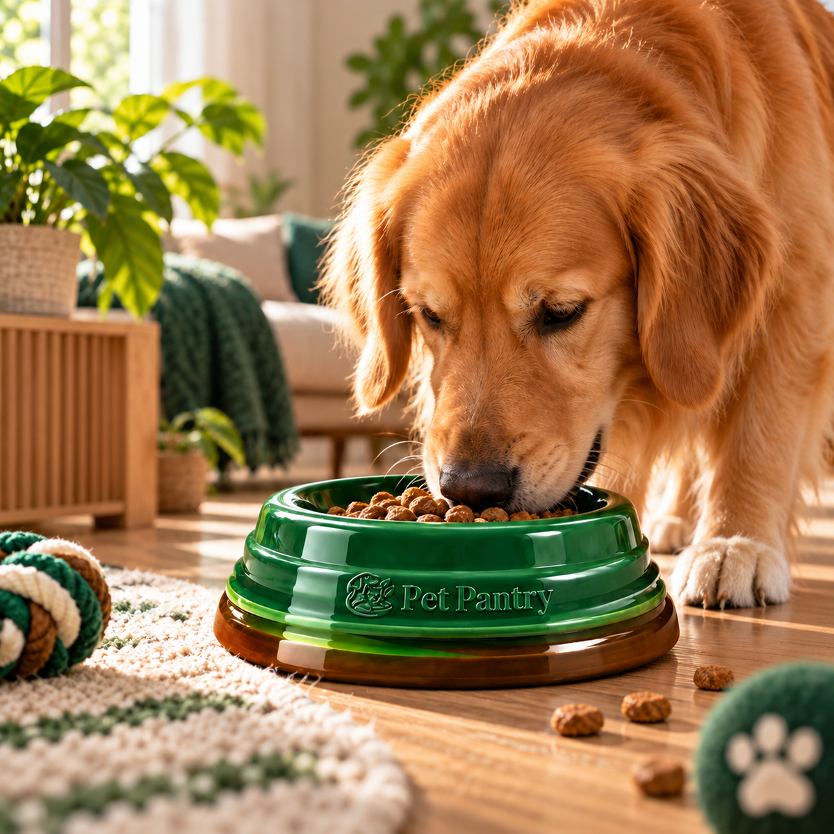 Round Dog Feeding Bowl