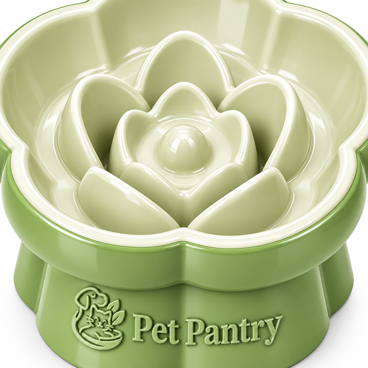 Elevated Slow Feeder Dog Bowl