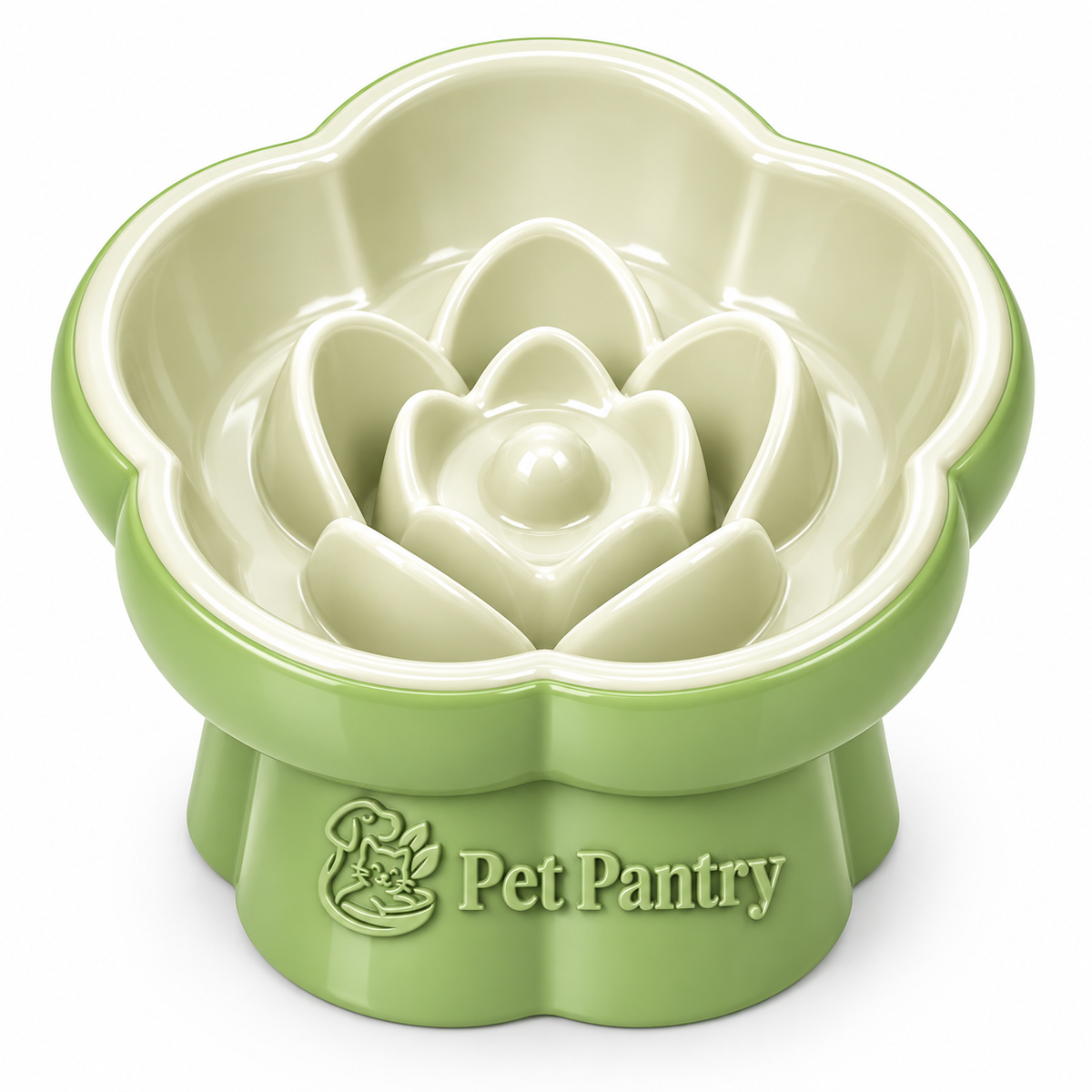 Elevated Slow Feeder Dog Bowl