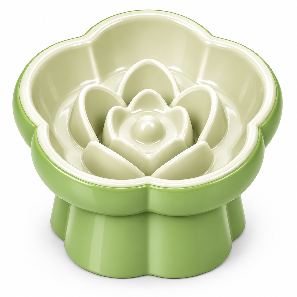 Elevated Slow Feeder Dog Bowl