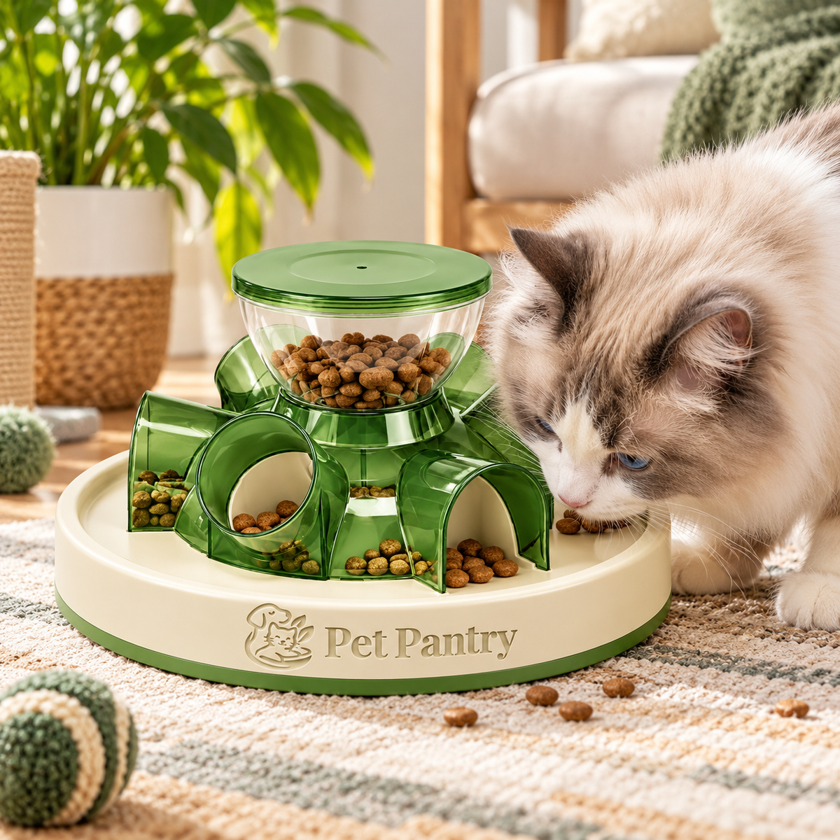 Interactive Cat Treat Dispenser