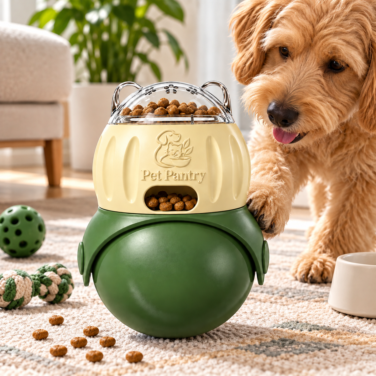 Interactive Dog Treat Dispenser
